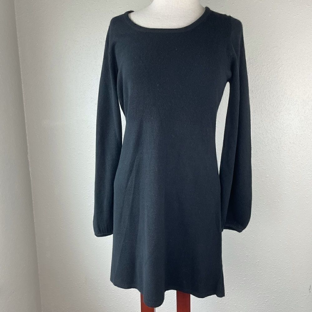 NWT Allison Brittney Long Black Sweater Size M